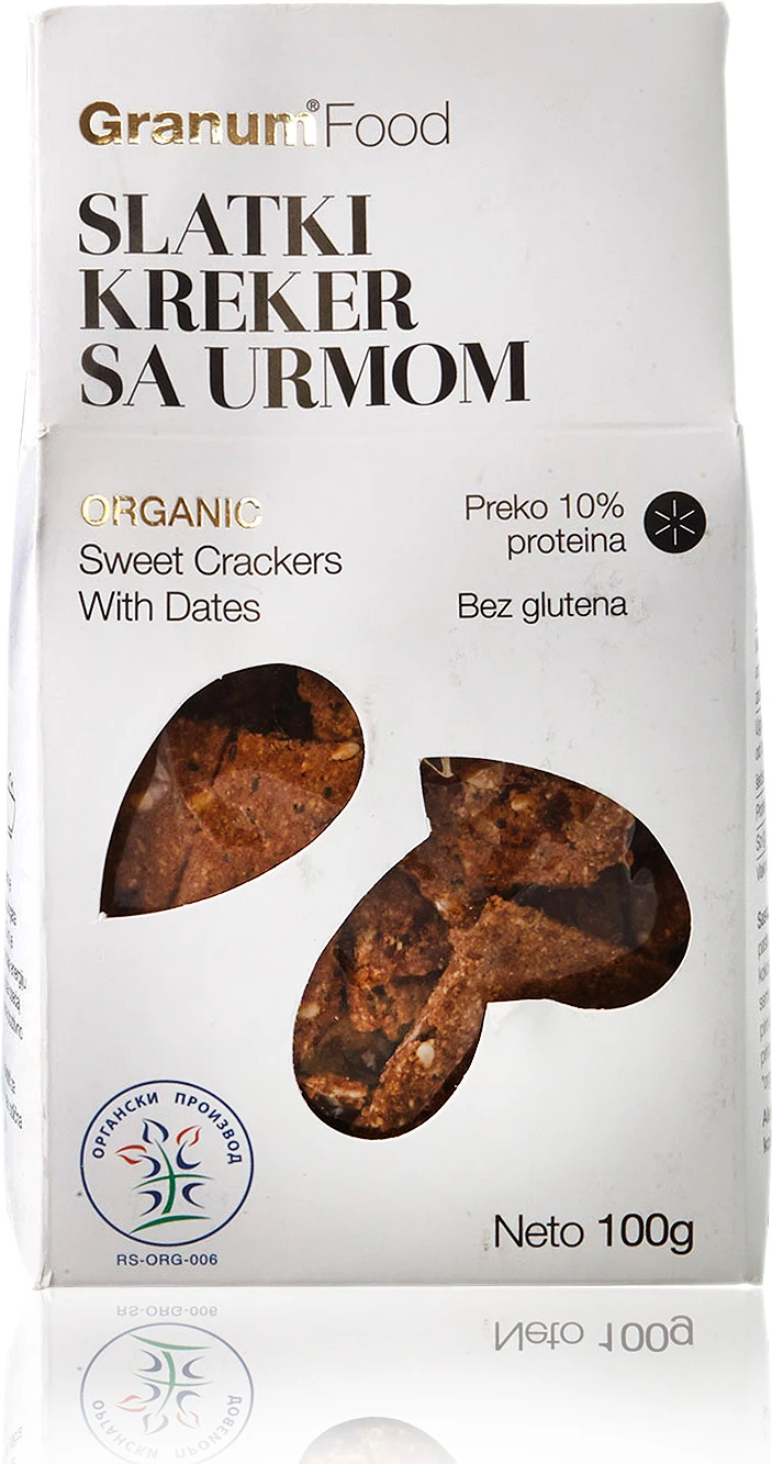 Slatki kreker sa urmom (organski proizvod) 100 g Granum